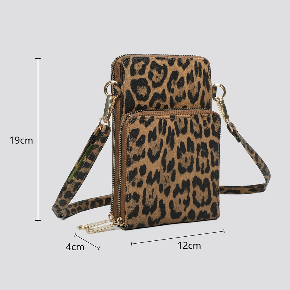 Animal Print Crossbody City Bag