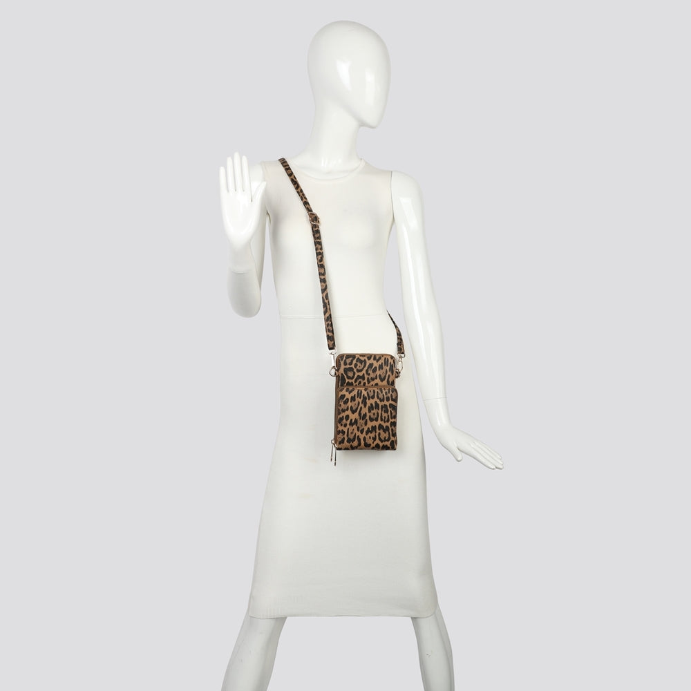 Animal Print Crossbody City Bag