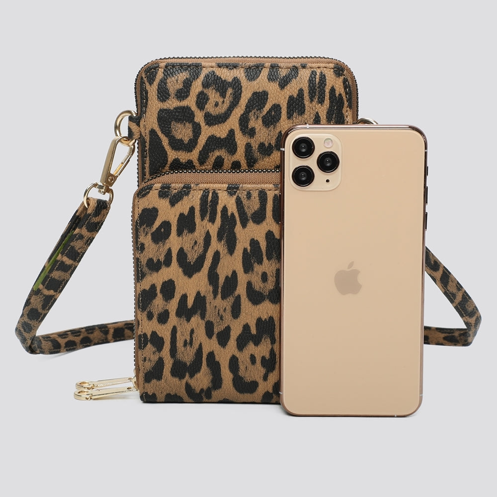 Animal Print Crossbody City Bag