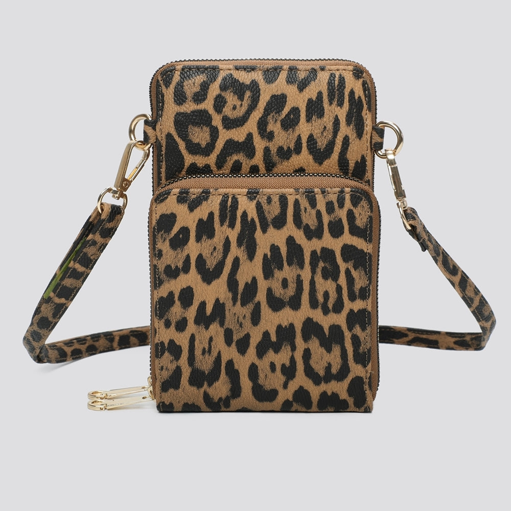 Animal Print Crossbody City Bag